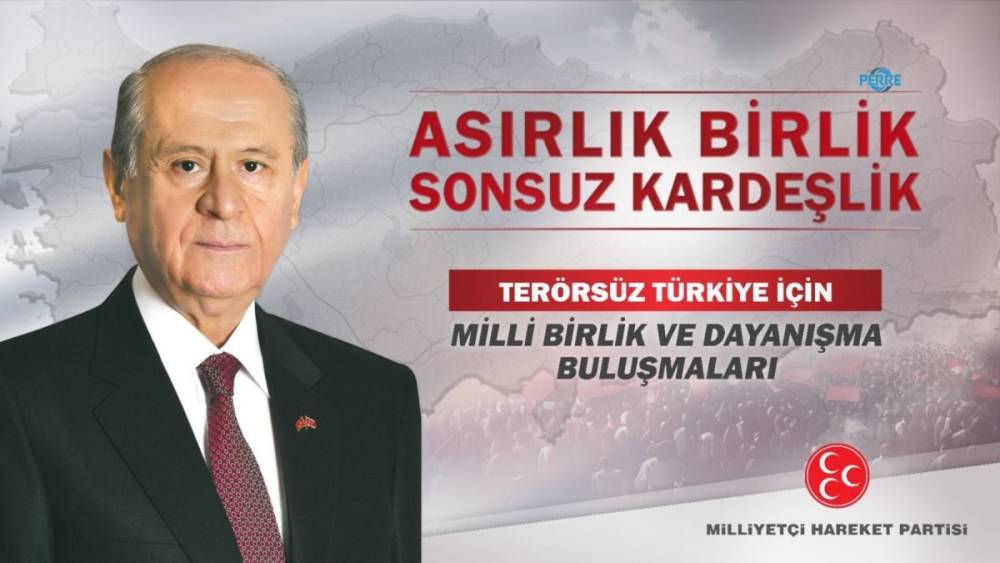 MHP'den ‘Terörsüz Türkiye’ için 81 ilde büyük buluşma hamlesi 